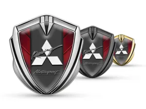 Mitsubishi Emblem Fender Abzeichen Tuning Inspiriert Legierung